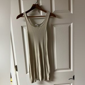James Perse Ribbed Tank/Dress/Slip